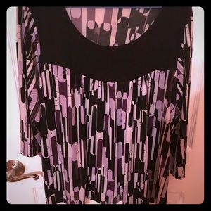 Dress Barn size 3x top - 3/4 sleeve